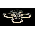 Люстра стельова LED Splendid Ray LK38/3, 80W, хром, білий, сучасний стиль, з пультом, димер Люстра стельова LED Splendid Ray LK38/3, 80W, хром, білий, сучасний стиль, з пультом, димер
