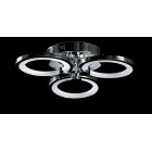 Люстра стельова LED Splendid Ray LK38/3, 80W, хром, білий, сучасний стиль, з пультом, димер Люстра стельова LED Splendid Ray LK38/3, 80W, хром, білий, сучасний стиль, з пультом, димер