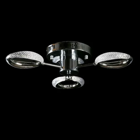 Потолочная люстра LED Splendid Ray LT9861/3 80W, хром, белый, современный стиль с пультом