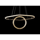 Люстра стельова LED Splendid Ray LF9809/2, 2 лампи, регульована температура світла, золотий метал, сучасний стиль для дому Люстра стельова LED Splendid Ray LF9809/2, 2 лампи, регульована температура світла, золотий метал, сучасний стиль для дому