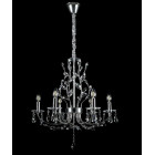 Кришталева люстра зі свічками Splendid Ray L9031/6 (silver)