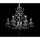 Кришталева люстра зі свічками Splendid Ray L9031/6 (silver)