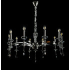 Кришталева люстра зі свічками Splendid Ray L9042/10 (Silver) Діаметр 90 см Кришталева люстра зі свічками Splendid Ray L9042/10 (Silver) Діаметр 90 см