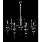 Кришталева люстра зі свічками Splendid Ray L9042/10 (Silver) Діаметр 90 см Кришталева люстра зі свічками Splendid Ray L9042/10 (Silver) Діаметр 90 см