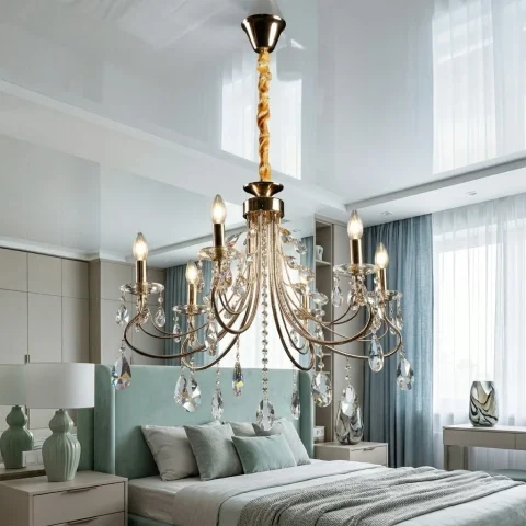 Кришталева люстра зі свічками Splendid Ray L9027/6 (SGD)