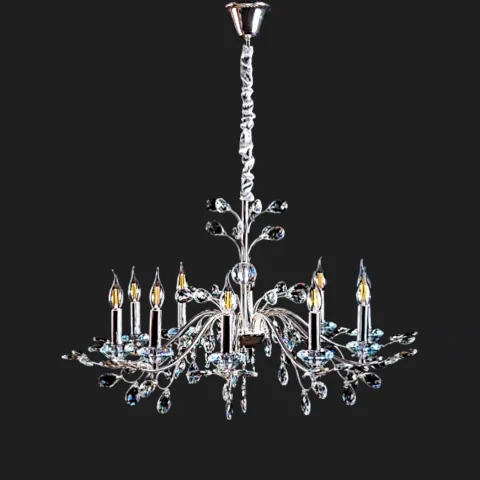 Люстра-свічка Splendid Ray L9013/8 (SILVER)
