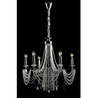 Сучасна підвісна кришталева люстра Splendid Ray L6008/6 (SILVER) — хром, 6×E14, діаметр 65 см, від 12 до 18 м2 Сучасна підвісна кришталева люстра Splendid Ray L6008/6 (SILVER) — хром, 6×E14, діаметр 65 см, від 12 до 18 м2