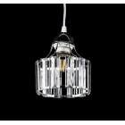 Люстра стельова E27 Splendid Ray L1260/1 (CR), хром, білий, регульована висота 20-55 см, сучасний стиль для дому Люстра стельова E27 Splendid Ray L1260/1 (CR), хром, білий, регульована висота 20-55 см, сучасний стиль для дому