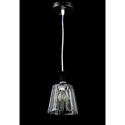 Люстра стельова Splendid Ray L7348/1, E27, регульована висота 22-55 см, чорний, білий, сучасний стиль для дому