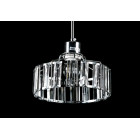 Стельова люстра E27 Splendid Ray L7396/1 (CR), 1 лампа, хром, білий, регульована висота 27-55 см Стельова люстра E27 Splendid Ray L7396/1 (CR), 1 лампа, хром, білий, регульована висота 27-55 см