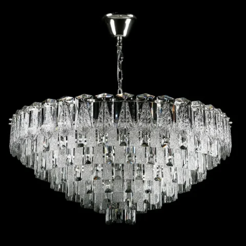 Кришталева люстра Splendid Ray L8532/800/16A (SR) підвісна з каскадом кришталю в хромовому корпусі Кришталева люстра Splendid Ray L8532/800/16A (SR) підвісна з каскадом кришталю в хромовому корпусі