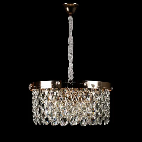 Кришталева люстра Splendid Ray L8588/500/9, 9 ламп, E14, золото/білий