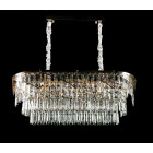 Кришталева люстра Splendid Ray L93033/L850*W350/11 (SGD) золото, 11 ламп E14 Кришталева люстра Splendid Ray L93033/L850*W350/11 (SGD) золото, 11 ламп E14