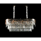 Кришталева люстра Splendid Ray L93033/L850*W350/11 (SGD) золото, 11 ламп E14 Кришталева люстра Splendid Ray L93033/L850*W350/11 (SGD) золото, 11 ламп E14