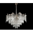 Кришталева люстра для залу Splendid Ray L86853/750/15 (SGD) (A+B) E14 на 15 ламп золото до 24 м2