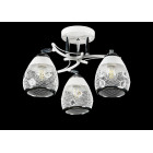 Люстра Splendid Ray L06429/3, 3 лампи E27, 220В, хром, білий, сучасний стиль для спальні Люстра Splendid Ray L06429/3, 3 лампи E27, 220В, хром, білий, сучасний стиль для спальні