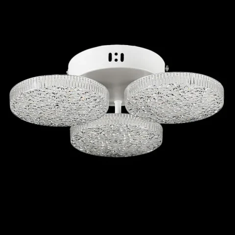 Потолочная люстра LED Splendid Ray L3180/3, 3 лампы, 32 см, белый, с пультом, современный стиль Потолочная люстра LED Splendid Ray L3180/3, 3 лампы, 32 см, белый, с пультом, современный стиль
