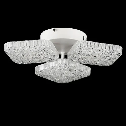 Потолочная люстра LED Splendid Ray L3181/3, 72W, белый, с пультом, современный стиль, 3 лампы, диммер, 37 см
