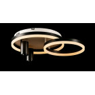 Люстра стельова LED Splendid Ray L2464/550/2+2, 4 лампи, білий/чорний, димер, сучасний стиль Люстра стельова LED Splendid Ray L2464/550/2+2, 4 лампи, білий/чорний, димер, сучасний стиль