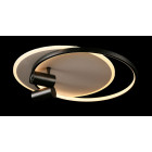 Люстра стельова LED Splendid Ray L2451/480/2+2, 4 лампи, 56 см, чорний та білий, сучасний стиль, з пультом, димер Люстра стельова LED Splendid Ray L2451/480/2+2, 4 лампи, 56 см, чорний та білий, сучасний стиль, з пультом, димер