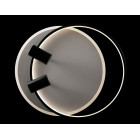 Люстра стельова LED Splendid Ray L2451/480/2+2, 4 лампи, 56 см, чорний та білий, сучасний стиль, з пультом, димер Люстра стельова LED Splendid Ray L2451/480/2+2, 4 лампи, 56 см, чорний та білий, сучасний стиль, з пультом, димер