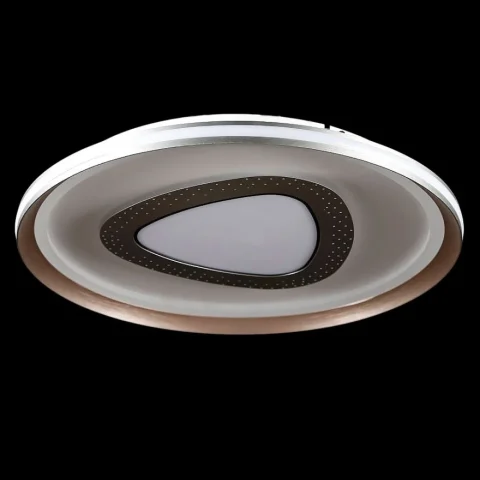 Потолочная люстра LED Splendid Ray L55088/500A/1, 144 Вт, серый/золотой, современный стиль, с пультом, диаметр 50 см