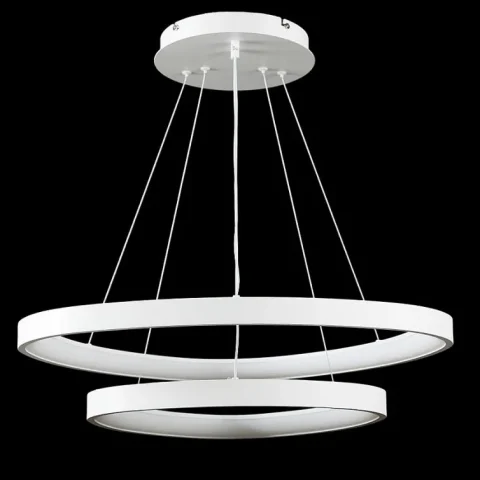 Світлодіодна підвісна люстра Splendid Ray L2550/650+450/2 LED (WHITE), 2 лампи, регулювання світла Світлодіодна підвісна люстра Splendid Ray L2550/650+450/2 LED (WHITE), 2 лампи, регулювання світла