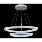 Люстра світлодіодна Splendid Ray L2550/650+450/2 LED, 2 лампи, регулювання світла, білий колір, сучасний стиль для дому Люстра світлодіодна Splendid Ray L2550/650+450/2 LED, 2 лампи, регулювання світла, білий колір, сучасний стиль для дому