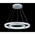 Люстра стельова LED Splendid Ray L2551/580+380/2, 2 лампи, білий, регулювання світла, сучасний стиль Люстра стельова LED Splendid Ray L2551/580+380/2, 2 лампи, білий, регулювання світла, сучасний стиль