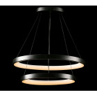 Люстра стельова LED Splendid Ray L2681/600+400/2, чорний, регульована температура світла, сучасний стиль Люстра стельова LED Splendid Ray L2681/600+400/2, чорний, регульована температура світла, сучасний стиль