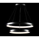 Люстра стельова LED Splendid Ray L2681/600+400/2, чорний, регульована температура світла, сучасний стиль Люстра стельова LED Splendid Ray L2681/600+400/2, чорний, регульована температура світла, сучасний стиль