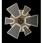 Люстра стельова LED Splendid Ray L2638/560/6+1, 7 ламп, 220В, білий акрил, сучасний стиль Люстра стельова LED Splendid Ray L2638/560/6+1, 7 ламп, 220В, білий акрил, сучасний стиль