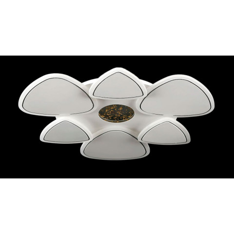 Люстра стельова LED Splendid Ray L2640/560/6+1, 112W, білий, сучасний стиль з пультом, димер
