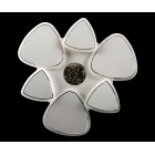 Люстра стельова LED Splendid Ray L2640/560/6+1, 112W, білий, сучасний стиль з пультом, димер Люстра стельова LED Splendid Ray L2640/560/6+1, 112W, білий, сучасний стиль з пультом, димер