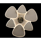 Люстра стельова LED Splendid Ray L2640/560/6+1, 112W, білий, сучасний стиль з пультом, димер Люстра стельова LED Splendid Ray L2640/560/6+1, 112W, білий, сучасний стиль з пультом, димер