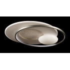 Сучасна стельова LED-люстра L2908/580/2+2 LED (WHITE+GREY), 144 Вт, діаметр 58 см, від 14 до 20 м2 Сучасна стельова LED-люстра L2908/580/2+2 LED (WHITE+GREY), 144 Вт, діаметр 58 см, від 14 до 20 м2