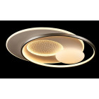 Сучасна стельова LED-люстра L2908/580/2+2 LED (WHITE+GREY), 144 Вт, діаметр 58 см, від 14 до 20 м2 Сучасна стельова LED-люстра L2908/580/2+2 LED (WHITE+GREY), 144 Вт, діаметр 58 см, від 14 до 20 м2