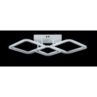 Люстра стельова LED Splendid Ray L2929/2+1, 58W, білий, сучасний стиль з пультом, димер, 3 лампи, 57 см Люстра стельова LED Splendid Ray L2929/2+1, 58W, білий, сучасний стиль з пультом, димер, 3 лампи, 57 см