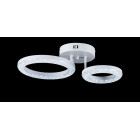 Люстра стельова LED Splendid Ray L2723/1+1, 42W, білий, з пультом, димер, сучасний стиль Люстра стельова LED Splendid Ray L2723/1+1, 42W, білий, з пультом, димер, сучасний стиль