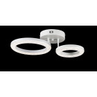 Люстра стельова LED Splendid Ray L2723/1+1, 42W, білий, з пультом, димер, сучасний стиль Люстра стельова LED Splendid Ray L2723/1+1, 42W, білий, з пультом, димер, сучасний стиль