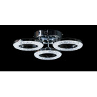 Люстра стельова LED Splendid Ray L2723/3, 3 лампи, регульована температура світла, хром, сучасний стиль для дому Люстра стельова LED Splendid Ray L2723/3, 3 лампи, регульована температура світла, хром, сучасний стиль для дому