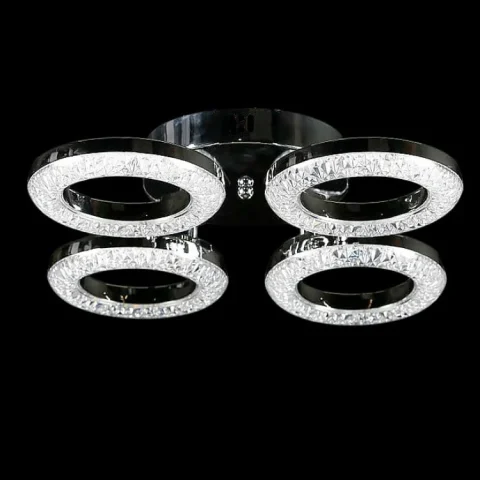 Потолочная люстра LED Splendid Ray L2723/4, 4 лампы, диаметр 48 см, хром (с пультом) Потолочная люстра LED Splendid Ray L2723/4, 4 лампы, диаметр 48 см, хром (с пультом)
