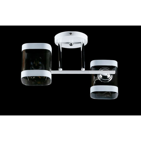 Люстра стельова Splendid Ray LGH60188/2, 2xE27, хром, білий, сучасний стиль для спальні