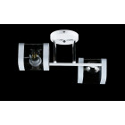 Люстра стельова Splendid Ray LGH60188/2, 2xE27, хром, білий, сучасний стиль для спальні Люстра стельова Splendid Ray LGH60188/2, 2xE27, хром, білий, сучасний стиль для спальні