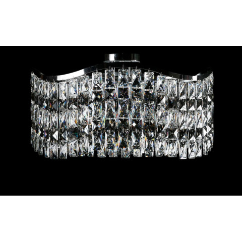 Кришталева люстра Splendid Ray LGH90350/9 (CR) — стельова люстра в хромі з кришталем E14