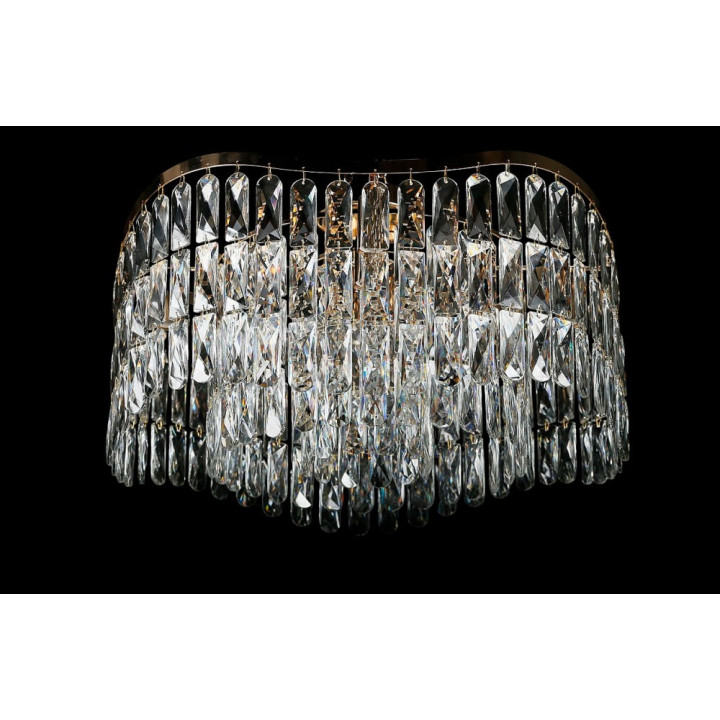 Кришталева люстра Splendid Ray LGH90349/9 (FGD) стельова люстра в золоті з кристалами E14 Кришталева люстра Splendid Ray LGH90349/9 (FGD) стельова люстра в золоті з кристалами E14