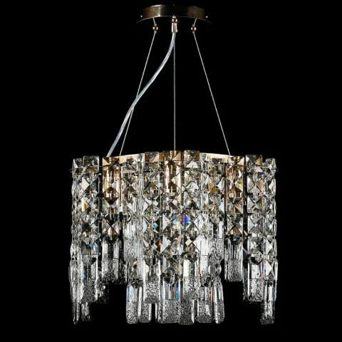 Кришталева люстра Splendid Ray LGH90357/6 (FGD) підвісна люстра з кришталем золото 40 см, висота 40-120 см, на 6 лампочок Кришталева люстра Splendid Ray LGH90357/6 (FGD) підвісна люстра з кришталем золото 40 см, висота 40-120 см, на 6 лампочок