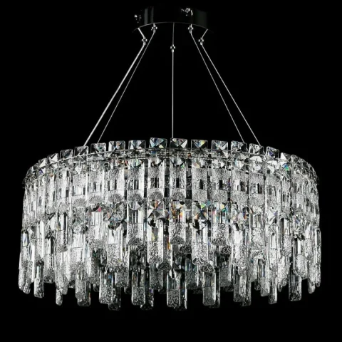 Люстра кришталева LED Splendid Ray LGH90364/570/2, 65W, хром/білий