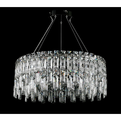 Люстра кришталева LED Splendid Ray LGH90364/570/2, 65W, хром/білий, сучасний стиль для дому