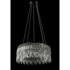 Люстра кришталева LED Splendid Ray LGH90364/570/2, 2 лампи, хром/білий, сучасний стиль, висота 50-110 см, діаметр 57 см Люстра кришталева LED Splendid Ray LGH90364/570/2, 2 лампи, хром/білий, сучасний стиль, висота 50-110 см, діаметр 57 см